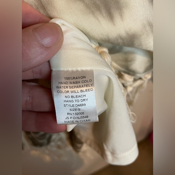 NWOT ENTRO BOHO TYE DYE DRESS SMALL - Picture 8 of 9